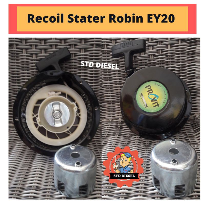 Recoil Stater Mesin Robin EY20 with Pulley Stater