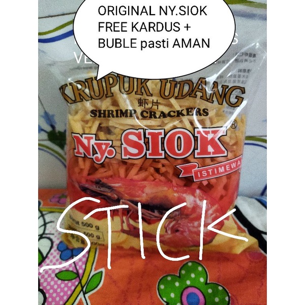 

Udang STIK Nyonya/ Ny.Siok Termurah (Free Bubble Wrap)