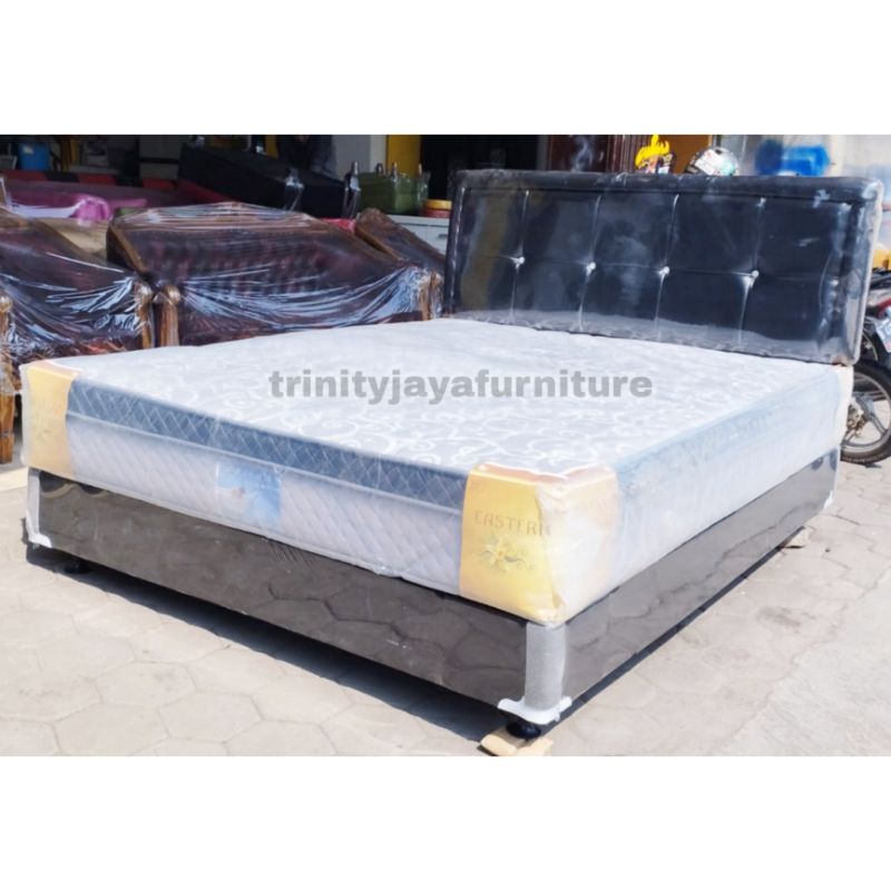 Springbed set kasur matras springbed + dipan+ sandaran/trinityjayafurniture