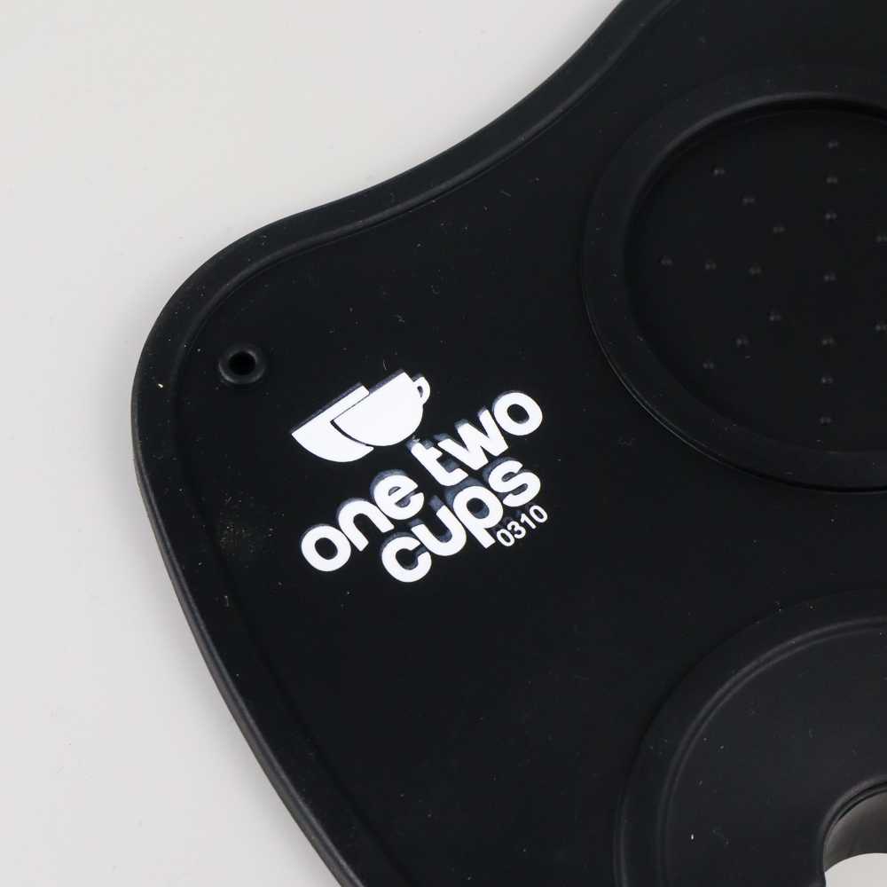 TD - PR1 One Two Cups Silicone Holder Mat Tamper Kopi Espresso Barista - 0310-1