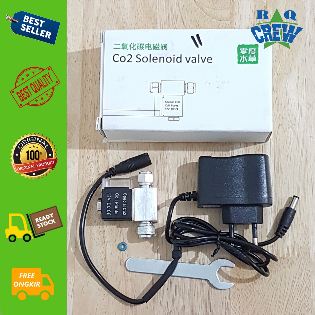 WYIN CO2 Selenoid Valve W00 05A DC 12V Solenoid Cisod DIY Aksesoris Aquarium Aquascape