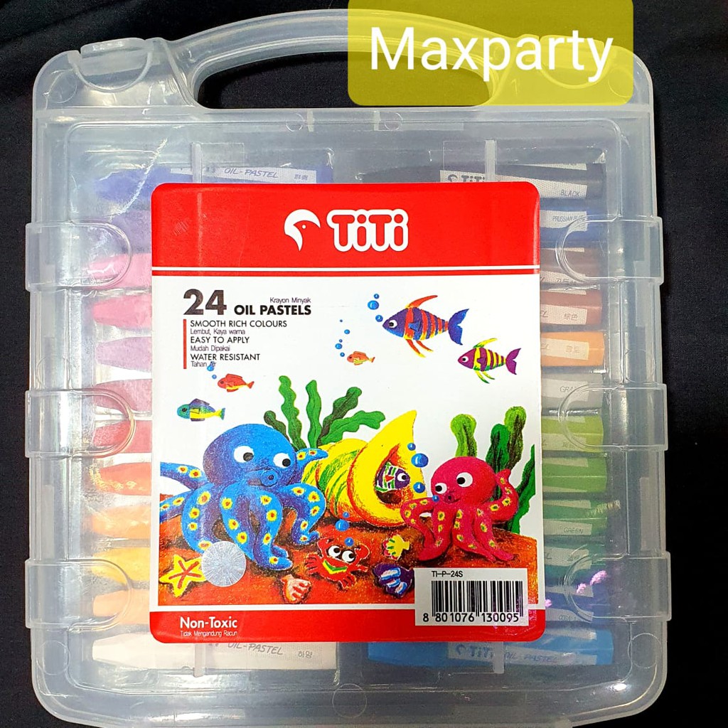 

Krayon Joyko ex Titi 24 Warna Crayon 24s
