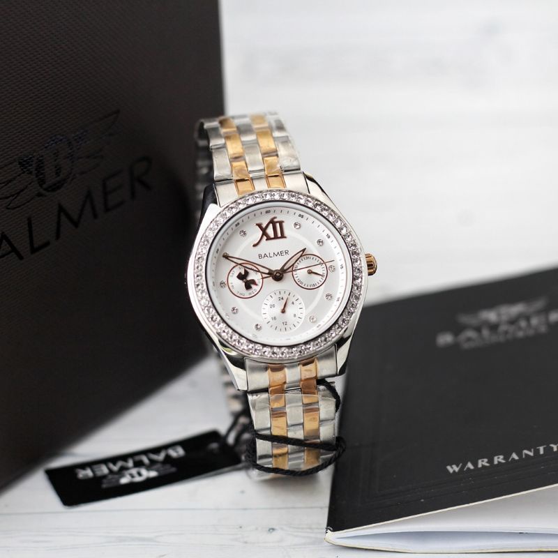 Jam tangan Balmer 7973 Tali rantai original wanita