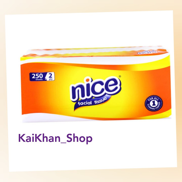 NICE Facial Tissue Soft Pack 250sheet