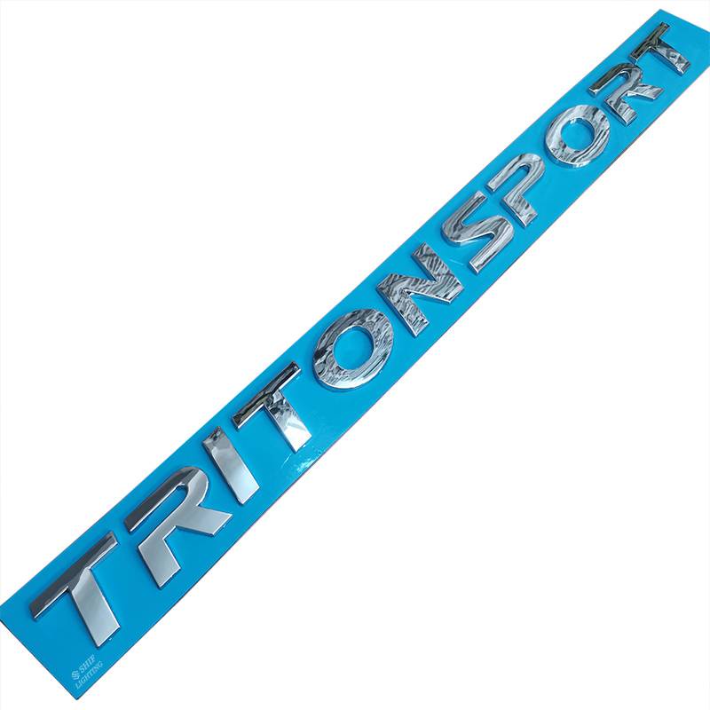 1 x ABS TRITON SPORT TRITONSPORT Car Auto Front Hood Decorative Emblem Badge Sticker Decal Replacement For MITSUBISHI