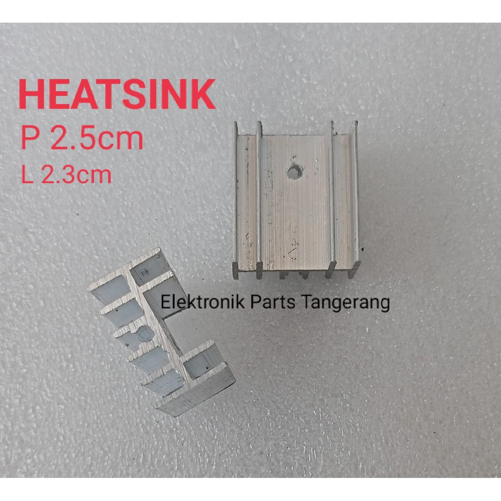 HEATSINK 2.5CM TIPE TY 200 HEATSING PENDINGIN HETSING PENDINGIN HEATSINK TRANSISTOR TIPE TY 200
