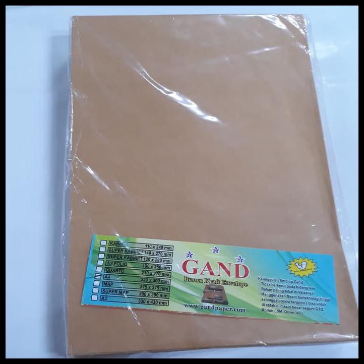 

Produk Unggulan Amplop Coklat A4