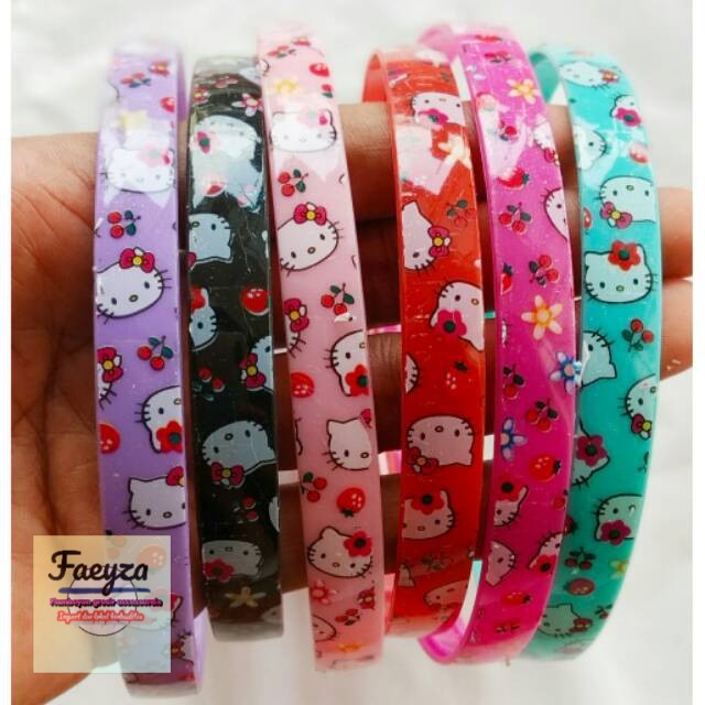 grosir  Bando gambar 12 PCS print kecil