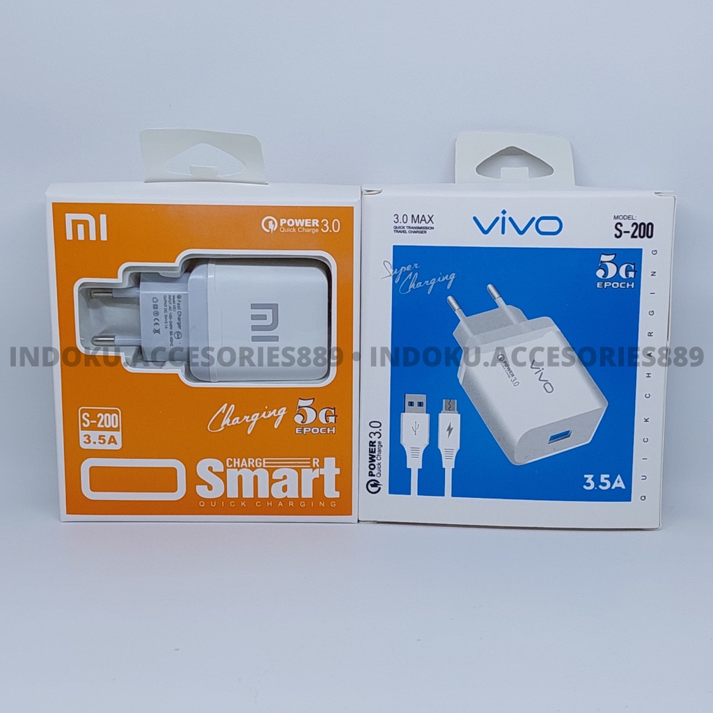 Travel Charger S-200 Vi Op Sam Mi FAST Charger  3.5A