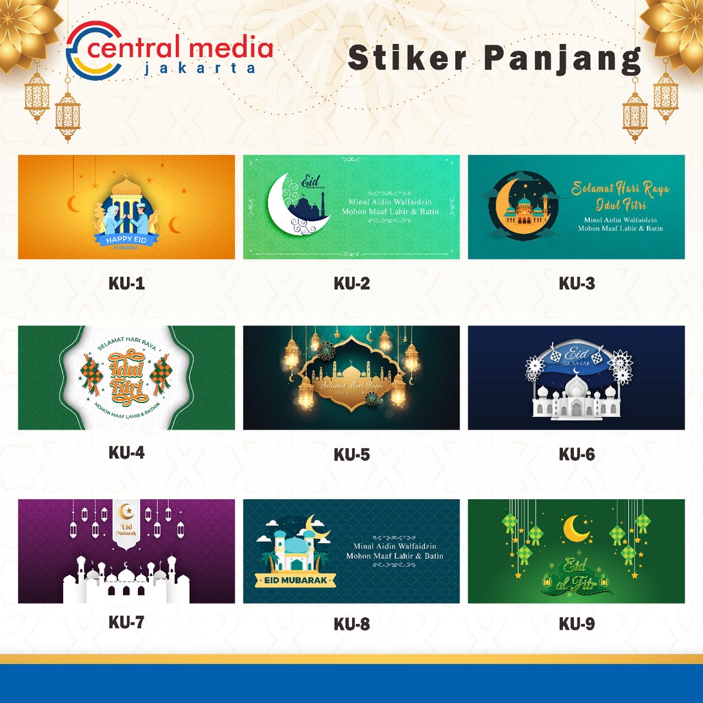 

Sticker Idul Fitri Panjang isi 14 Pcs Stiker Hampers Label Toples Parcel Lebaran 1444 H