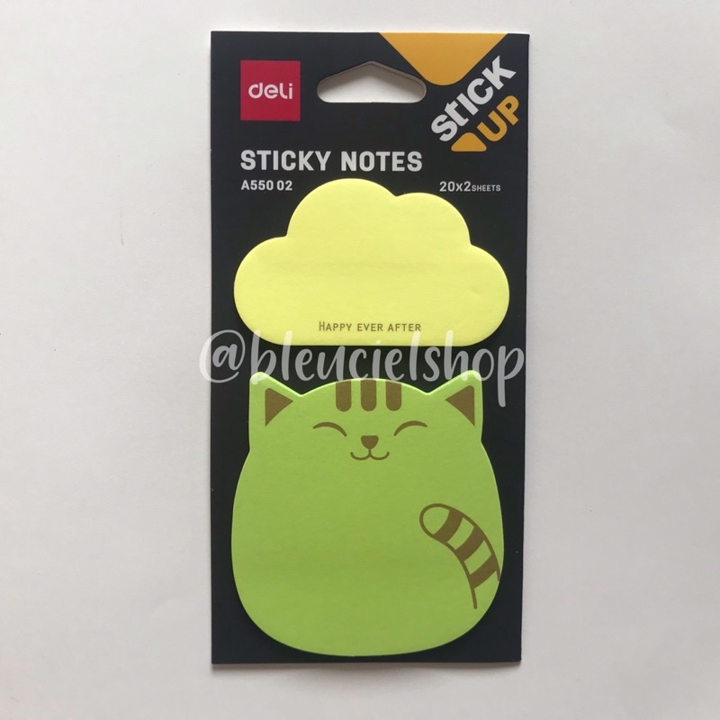 

Sticky Notes Deli 20 x 2 Sheets 76x76mm A550 02