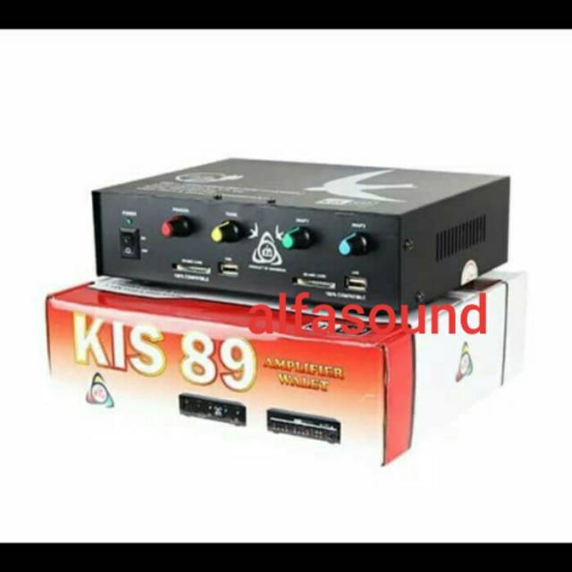 ampli walet kis89 power amplifier kis 89 4ch 800 tweeter