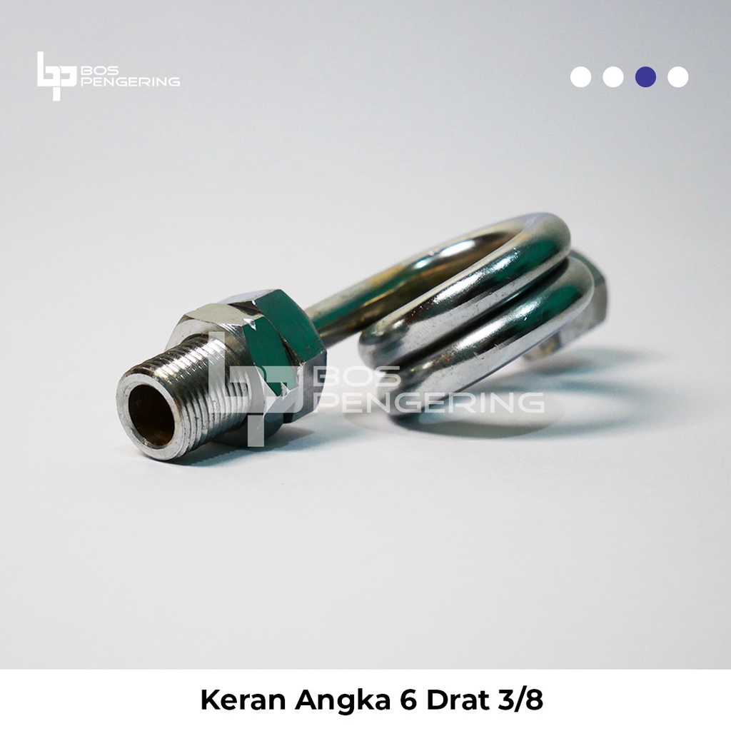 Pipa Angka 6 Keran Bar Meter Angka 6 Pipa Syphon Boiler