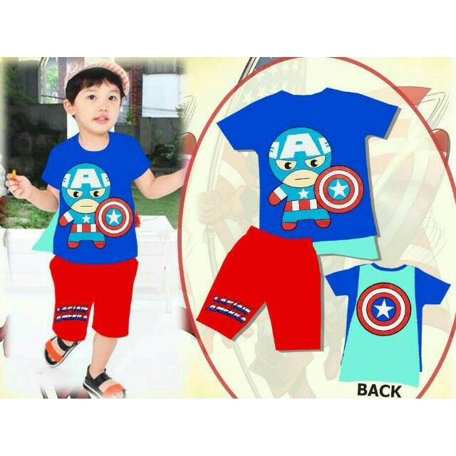 London Kids Captain America Sayap