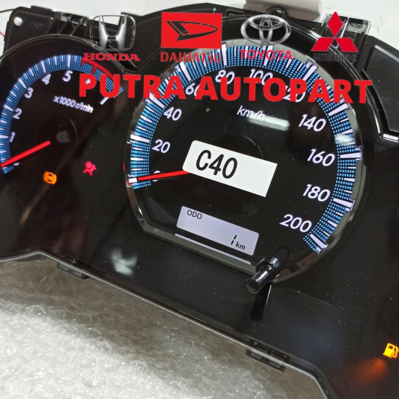 speedometer kilometer fortuner bensin manual 2011-2015 original