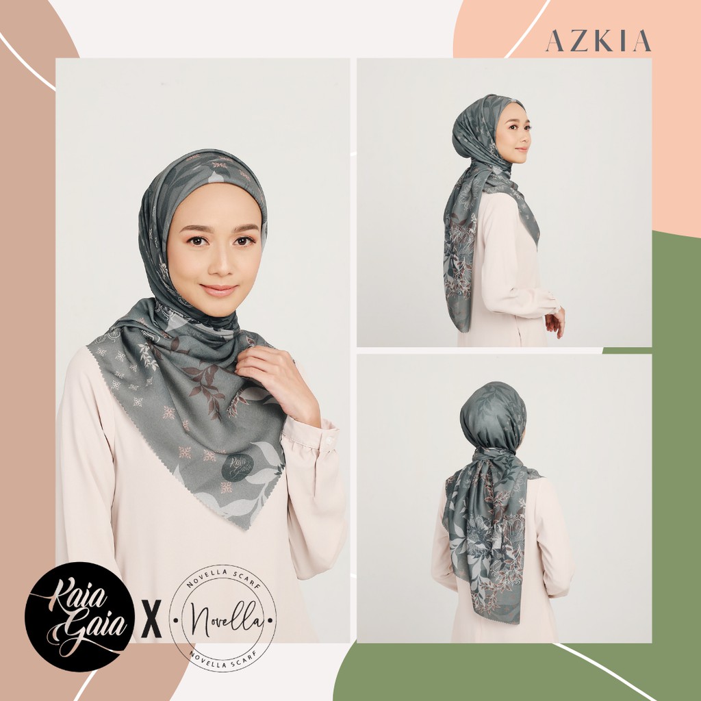 AZKIA | THE NOVELLA SCARF X KAIAGAIA (Superfine Voal Hijab Premium)