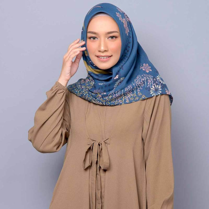 KAMI Yarra Print Scarf Nuvoile Nebula Jilbab Segiempat