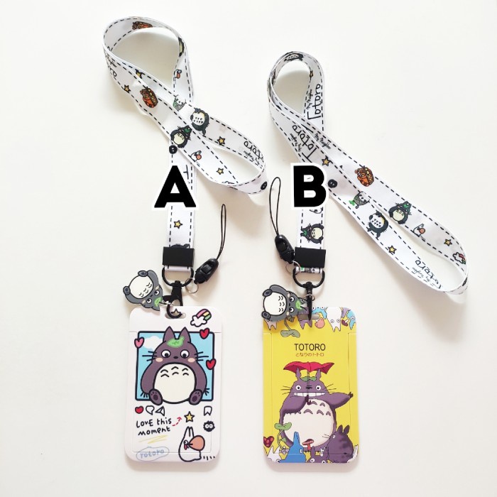 Riapawel Cool Anime Lanyards Id Badge Holder Keychain ID Card Pass