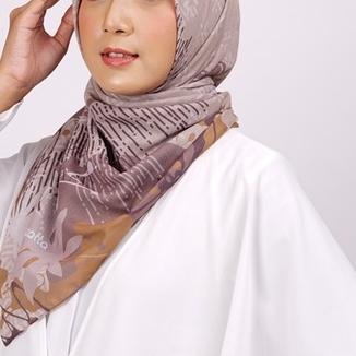 ♜ Elzatta Jilbab Segi Empat Scarf Motif Premium Obelia Jaliya ➥