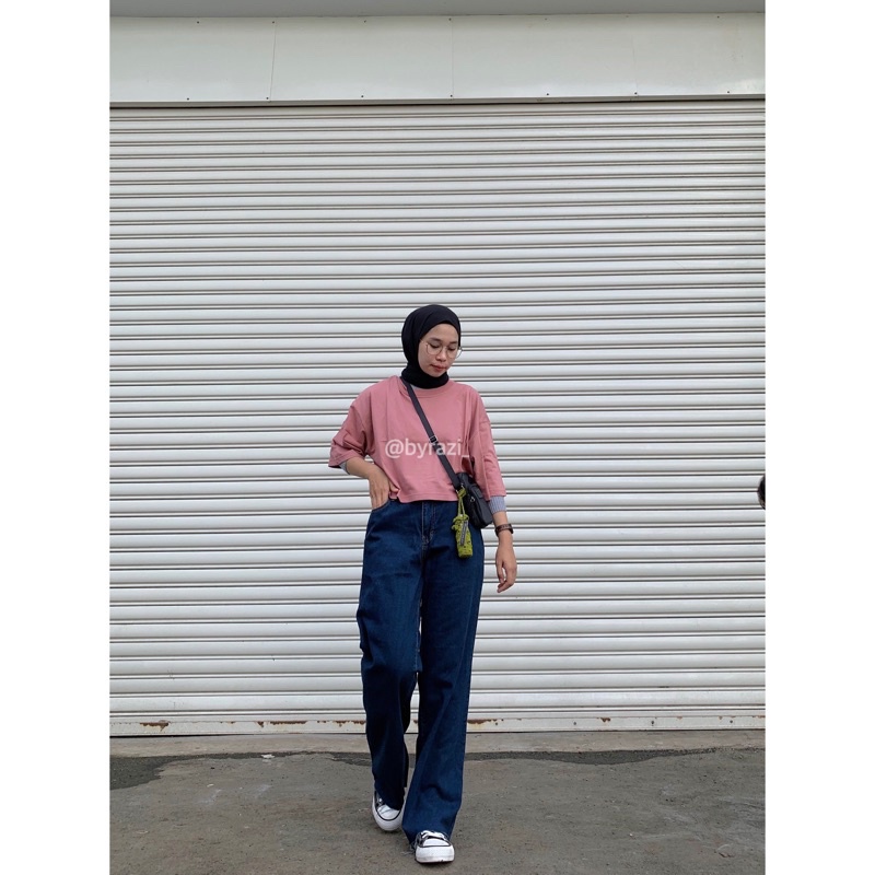 T-Shirt Oversize CROPTOP byrazi_