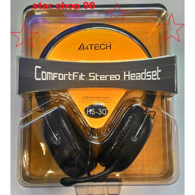 "Headset A4TECH HS-30"