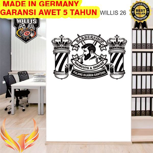 

TERMURAH CUTTING STIKER BARBER SHOP PULANG DIJAMIN GANTENG STICKER 100 CM Phoenix Star
