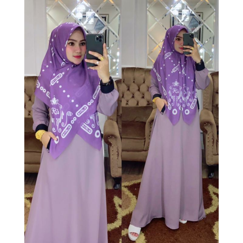 Dress Basic Irna Set Scraft By iRna Gallery