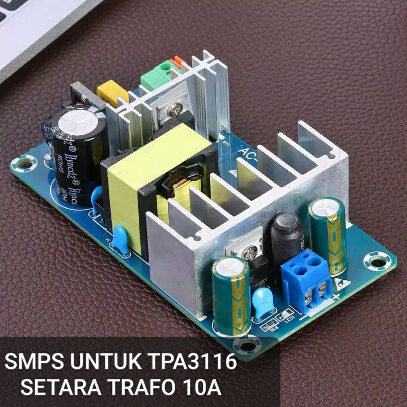 SMPS 24V 6A SETARA 10A TRAFO KOTAK UNTUK TPA3116 TPA3116D2 50W 100W 120W 150W 2.1 DIJAMIN TIDAK DROP