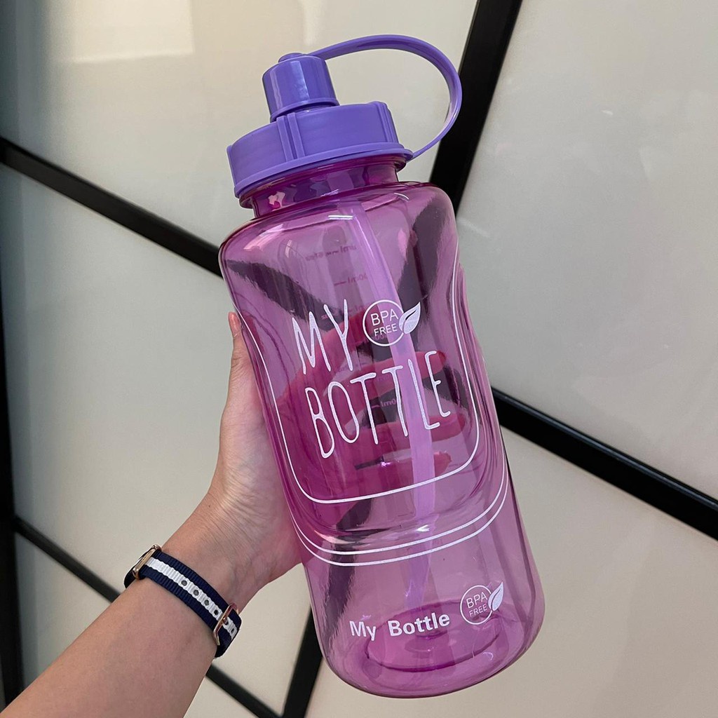 MY BOTTLE MINUM JUMBO 2 LITER - MY BOTOL TEMPAT AIR MINUM 2000 ML BESAR 2 LITER