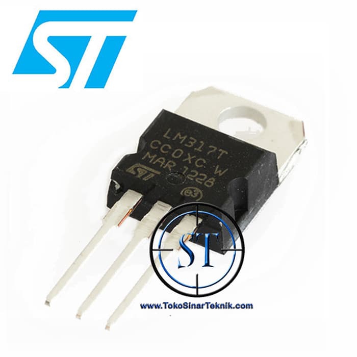 LM 317 For Regulator LM317 Transitor 3 Kaki 3pin