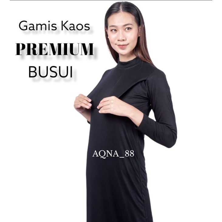 Gamis Busui | Gamis Kaos Busui | Gamis Menyusui Bukaan Kanan Kiri