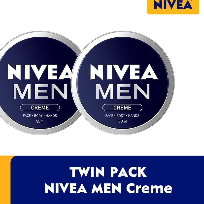 ☁ NIVEA MEN Personal Care Men Creme 30mL Twinpack ◘