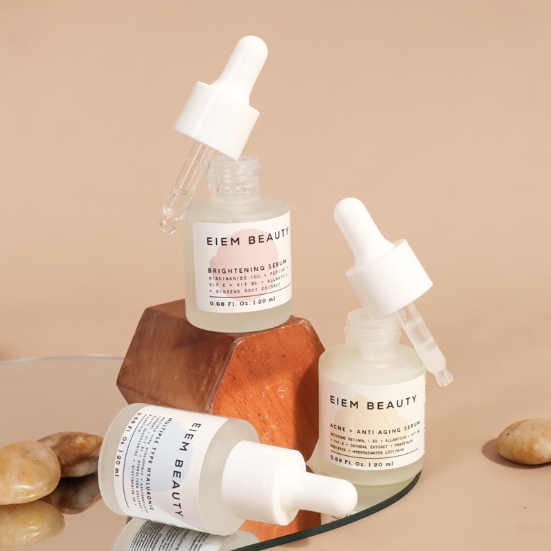 ❤️ MEMEY ❤️ EIEM BEAUTY Serum Brightening Niacinamide 10% | Acne + Anti Aging Actosome Retinol | Hydration Booster Hyaluronic