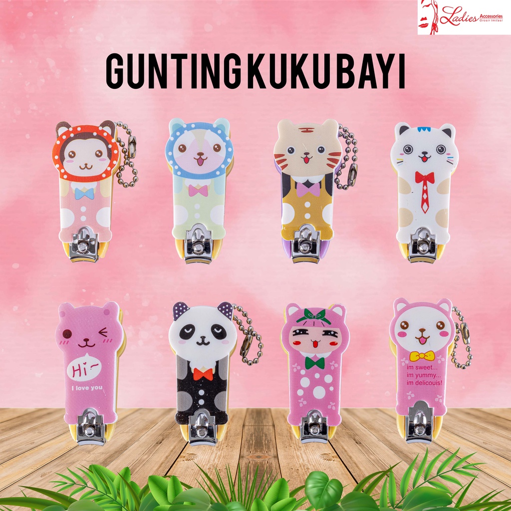 Gunting Kuku Motif Karakter / Gunting Kuku Bayi / Gunting Kuku Souvenir (8 Motif)