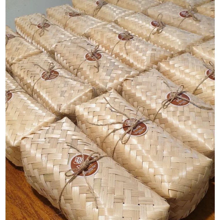 Besek Bambu 24x10 Besek Bambu Persegi Panjang | Besek Cantik - Besek Nasi