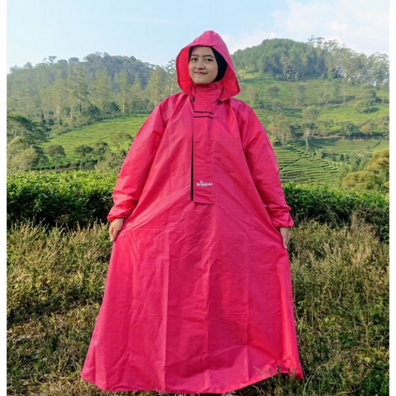 Jas Hujan Gamis Raincoat Ponco Syari Muslimah