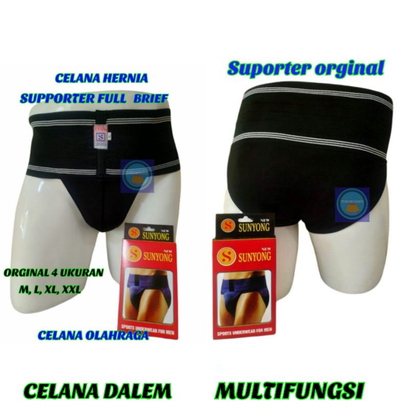 NEW FULL BRIEF SUPPORTER UNTUK PEKERJA BERAT FUNGSI MENCEGAH TURUN BERO/CELANA HERNIA DEWASA/CELANA HERNIA DEWASA/CELANA MULTI FUNGSI