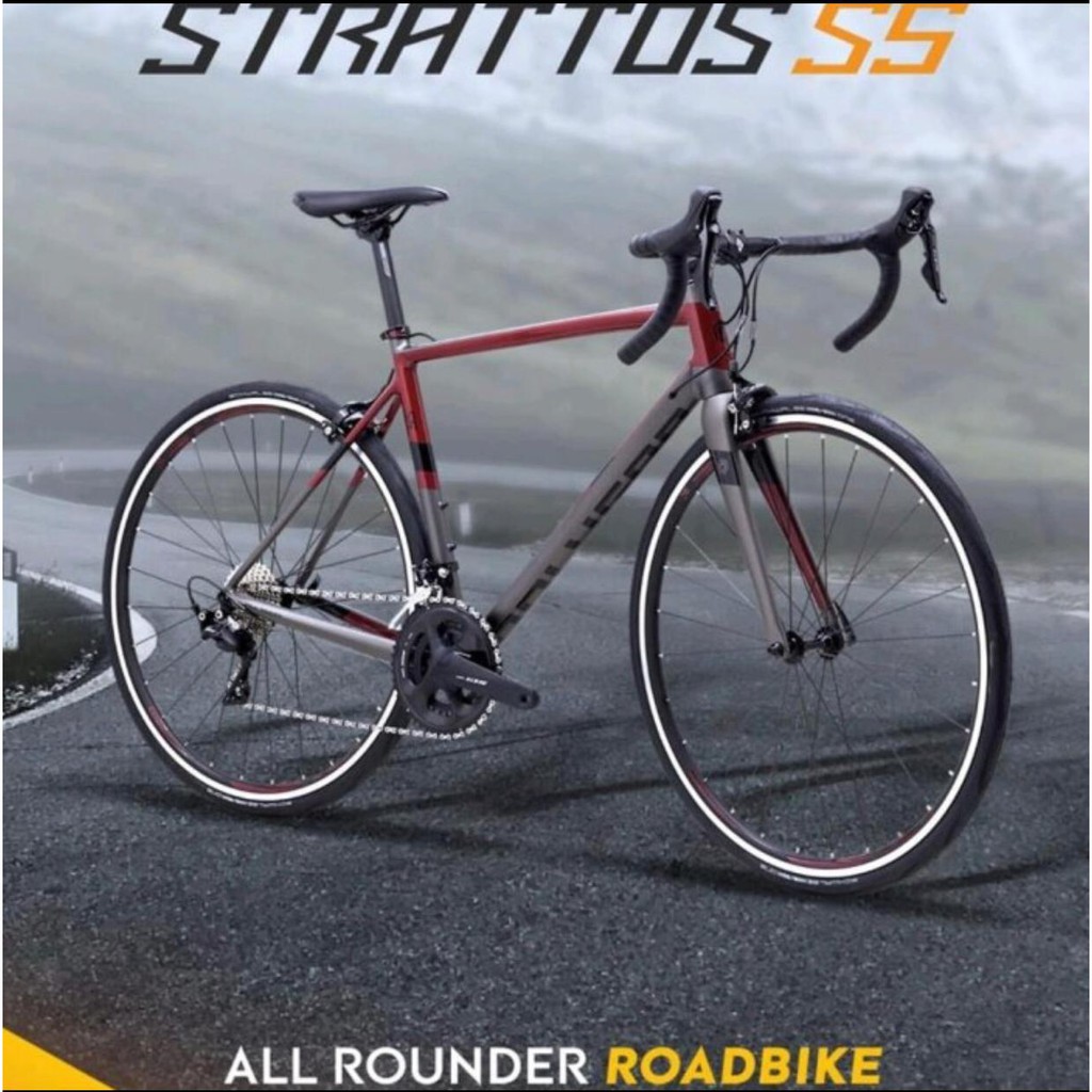 Sepeda Road Bike Polygon Strattos S5 (Size M) Rim Brake