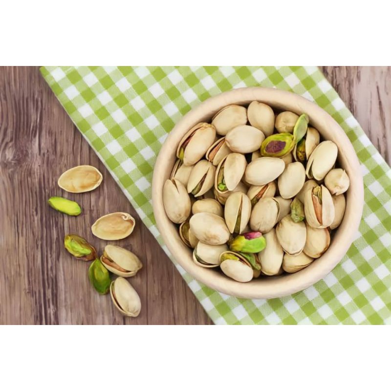 

Kacang Pistachio/ Kacang Ketawa 500gr Oleh oleh Haji