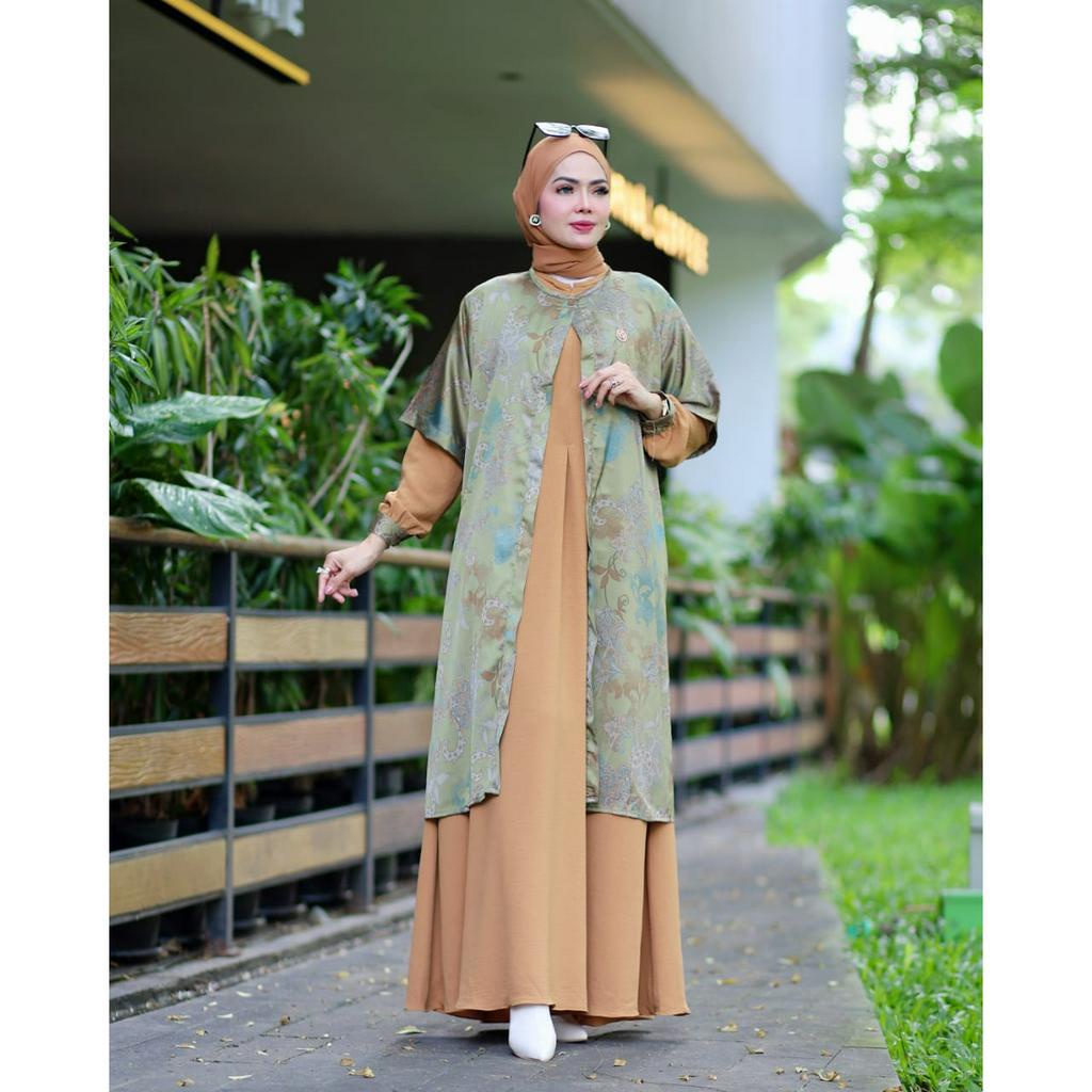 Outer Dress| Dress Armany Silk by BF Label @bf_label dress murah