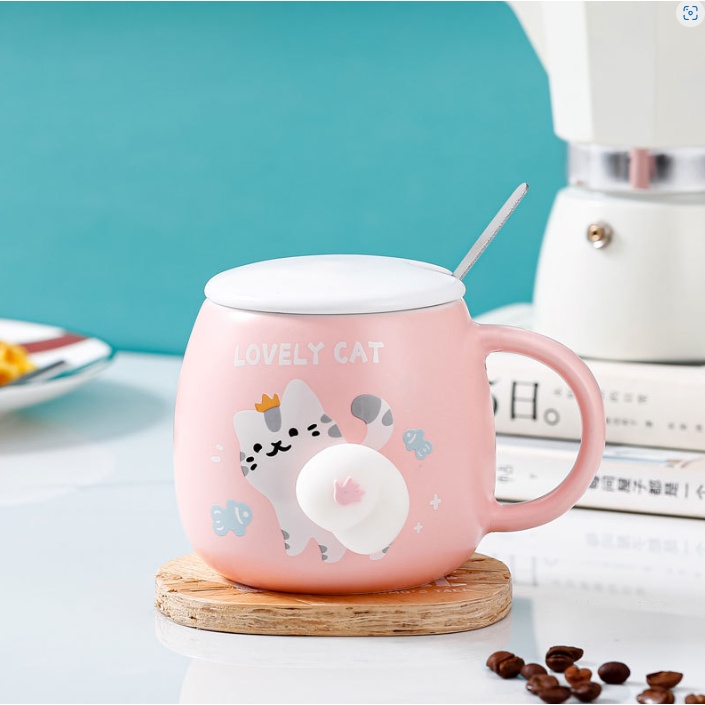 Gift Box Mug Keramik Import Authentic BB-9005 / Set Mug Keramik Motif hewan Face Unik &amp; Lucu - YOSINOGAWA