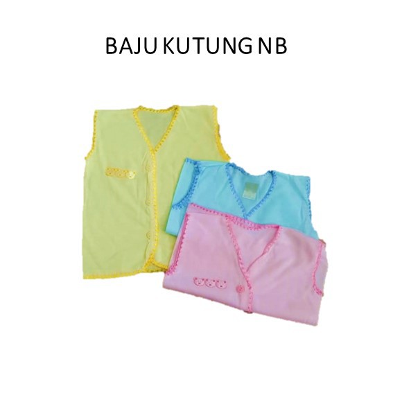 BOBOKO Baju bayi newborn 0-6 Bulan Warna Polos Bahan Katun Bordir-BELLASHOP