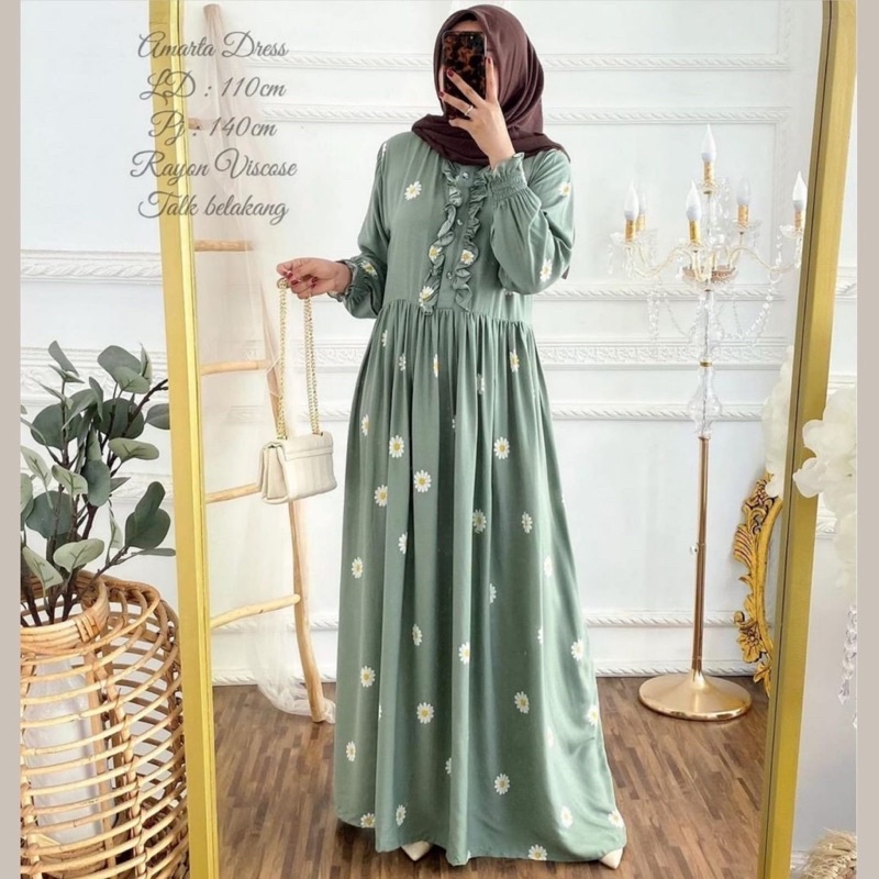 Orimoza Amarta gamis muslim rayon motif busui-3