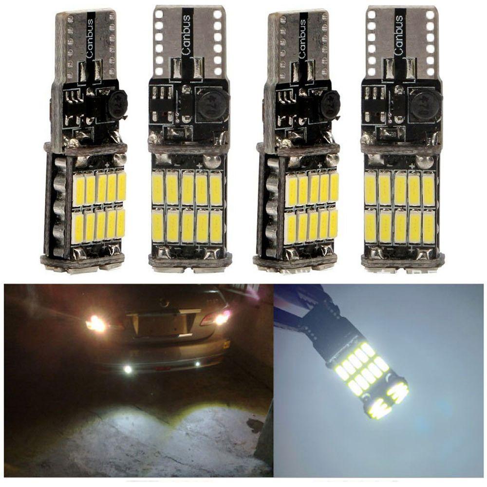 Preva 4pcs Lampu Plat Nomor Putih Super Terang COB LED 4014-26smd Dome Map