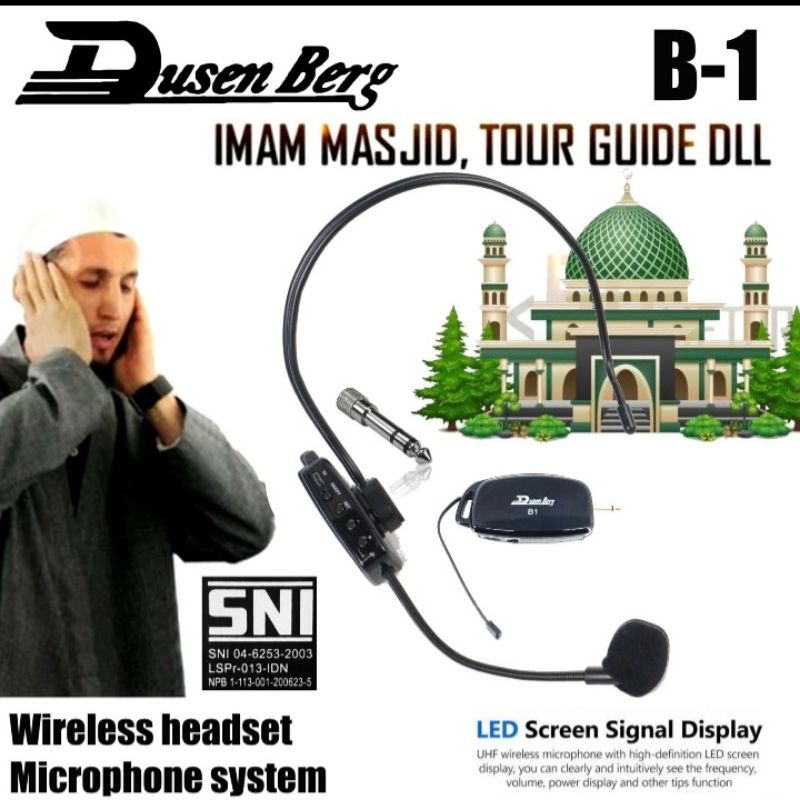 mic imam wireless dusenberg b 1 bando wireless connert ke ampli toa