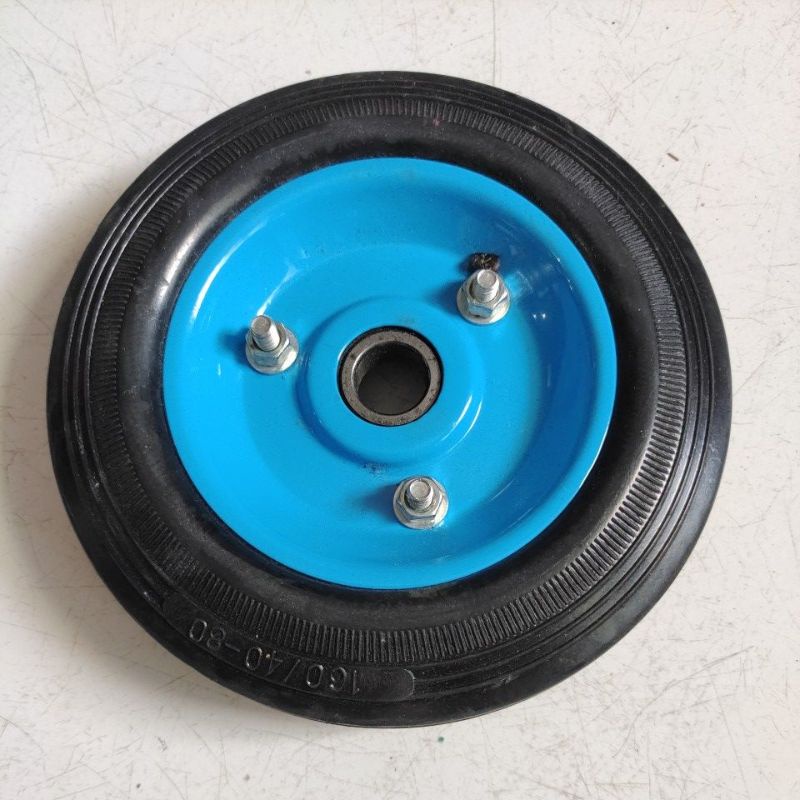 roda trolly 6&quot; biru / roda gerobak 6&quot; biru / roda roly 6&quot;