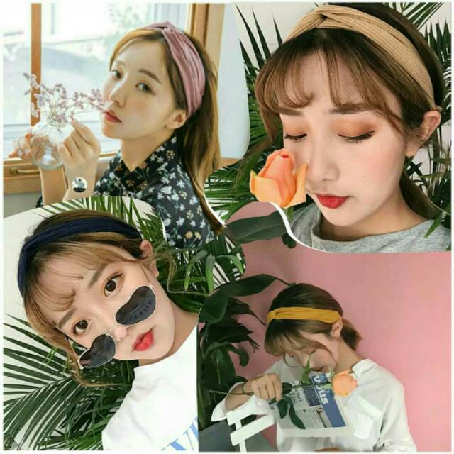 BANDO BANDANA SIMPLE ALA KOREA / BANDANA KAIN POLOS / BANDO KOREA POLOS