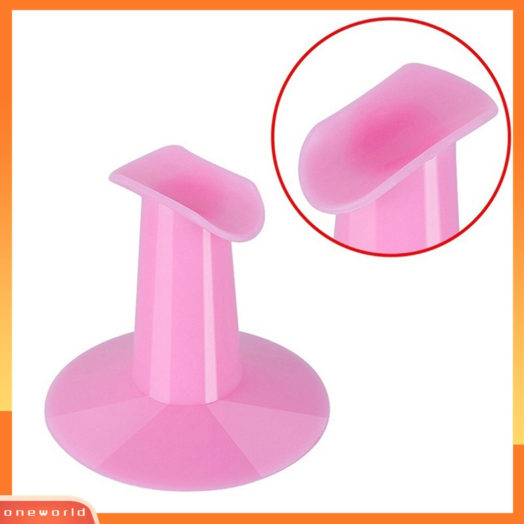 (ONWO) Rak Penyangga Jari Mini Bahan Plastik Ramah Lingkungan Untuk Salon