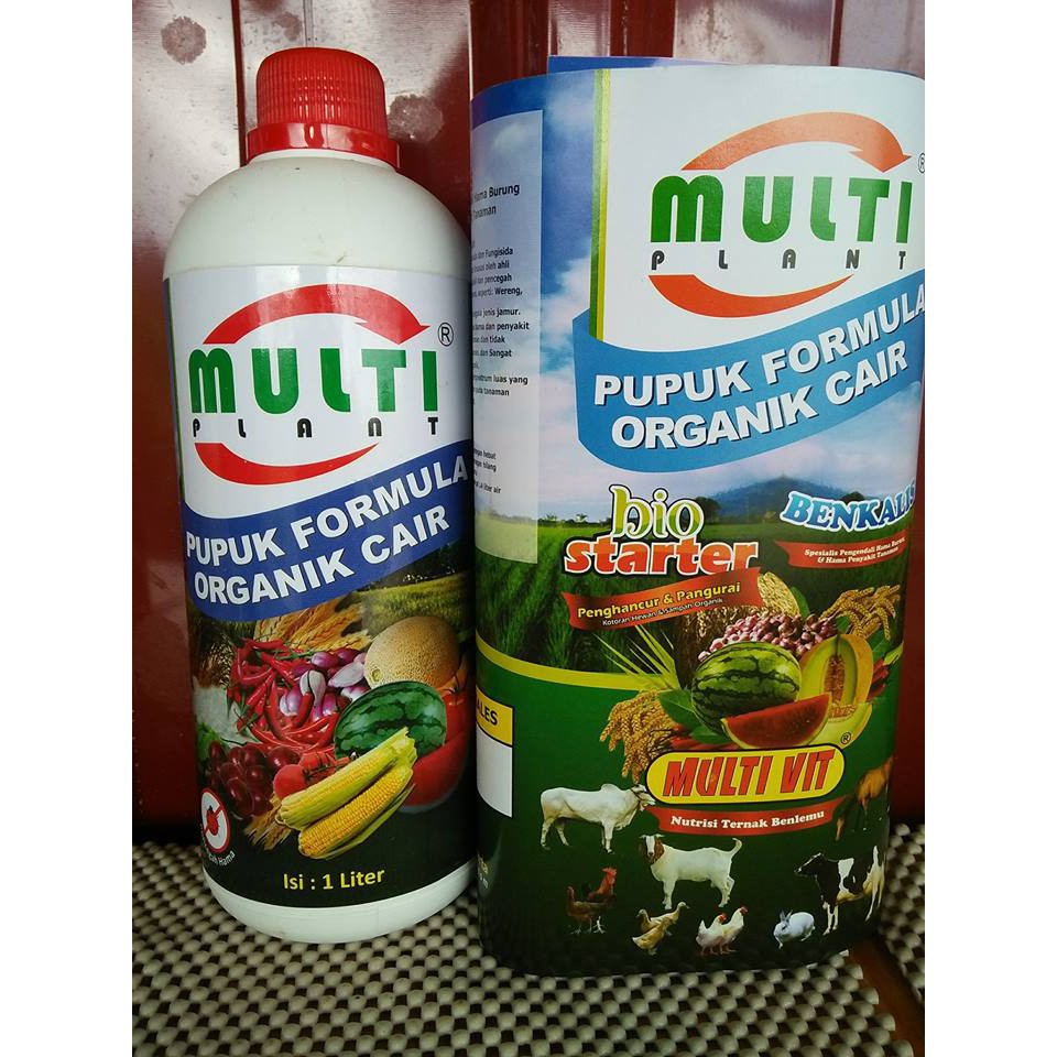 Pupuk Organik Cair / Pupuk Organik Urin Kelinci / Pupuk Cair multyplant / Pupuk Boster organik Cair