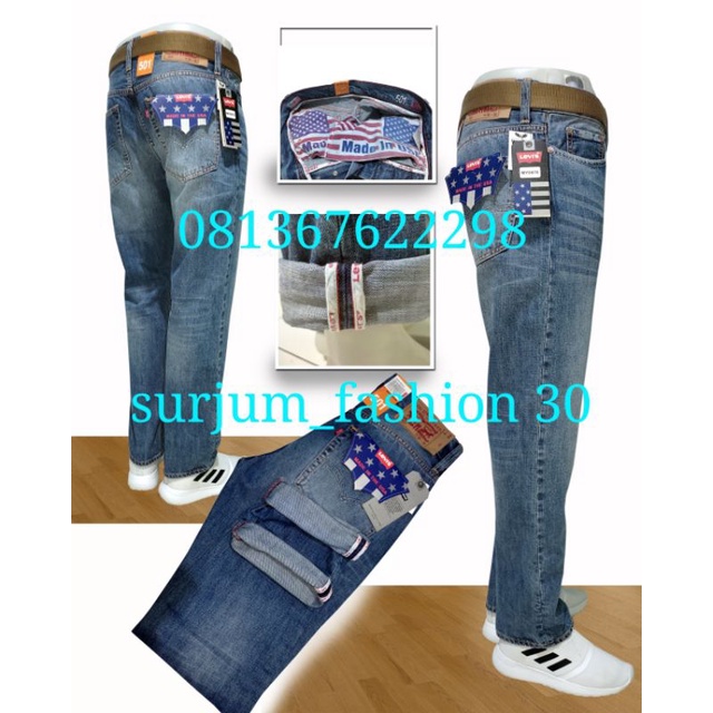 celana panjang standard pria levis 501/celana panjang standard pria terlaris